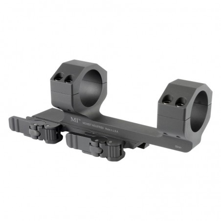 Midwest Industries QD Scope Mount, 30mm, with 1.5" Offset, Black Finish MI-QD30SM