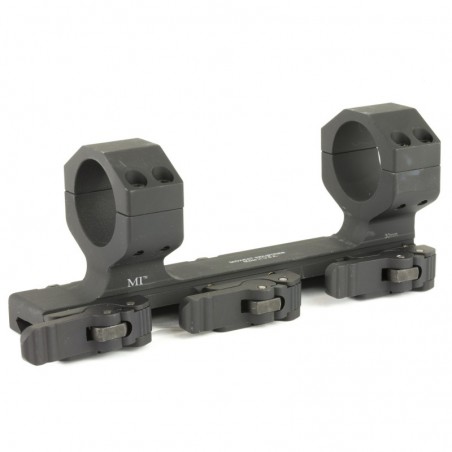 Midwest Industries Extreme Duty QD Scope Mount, 30mm, 3 QD Levers, Black Finish MI-QD30XDSM