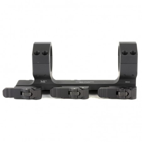 Midwest Industries Extreme Duty QD Scope Mount, 34mm, 3 QD Levers, Black Finish MI-QD34XDSM