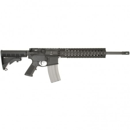 Bravo Company Model 0, Semi-automatic, 223 Rem/556NATO, 16" Barrel, 1:7 Twist, Mid-length Gas System, Black Finish, SOPMOD Stoc