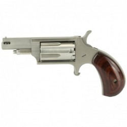 North American Arms Ported Magnum, 22LR/22WMR, 1.625" Barrel, Stainless Steel Frame, Wood Grips, 5Rd NAA-22MC-P