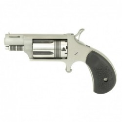 View 1 - North American Arms WASP Snub, 22WMR, 1.125" Barrel, Steel Frame, Stainless Finish, Rubber Grips, 5Rd NAA-22MS-TW