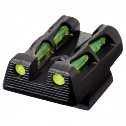 View 1 - Hi-Viz Rear Sight for CZ pistols. Fits 75, 85 and P-01 models with fixed rear sights. Includes Green, Red and Black replaceable