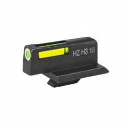 View 1 - Hi-Viz LiteWave H3 Tritium Night Sight, Fits Ruger GP100, Green Front w/White Front Ring, Front Only GPN301