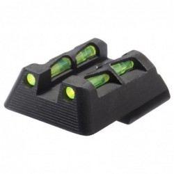 View 1 - Hi-Viz Litewave Sight, Fits H&K P30,45, Rear Only, Include Litepipes and Key HKLW11
