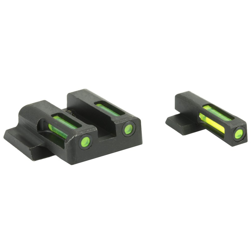 Hi-Viz LiteWave H3 Tritium/Litepipe Night Sights, Fits S&W M&P, Green Front and Rear MPN321