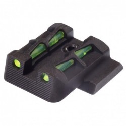 View 1 - Hi-Viz Litewave Sight, Fits 9MM, 40S&W, 357SIG, Rear OnlyInclude Litepipes and Key MPSLW11