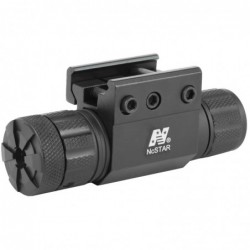 View 1 - NCSTAR Compact Green Laser with Weaver Mount, Fits Picatinny/Weaver Rail, Black APRLSMG