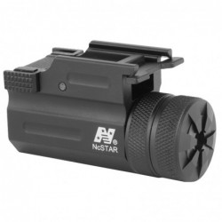 View 2 - NCSTAR Compact Green Laser with QR Weaver Mount, Fits Weaver Style Rail, Black, Ambidextrous Sliding On/Off Switch AQPTLMG