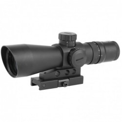 View 1 - NCSTAR 3-9X42 MarkIII Tactical GenII, 3-9X Magnification, 42mm Objective Lens, P4 Sniper Reticle, Black STM3942GV2