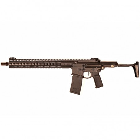 Noveske Gen 4 N4, Semi-automatic, AR, 556NATO, Black Finish, Q Collapsible Stock, 16" Cold Hammer Forged Barrel, 1:7 Twist, Q C