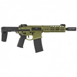 View 2 - Noveske Gen 4 N4-PDW, Semi-automatic Pistol, 556NATO, 8" Barrel, Aluminum Frame, Bazooka Green Cerakote, Q Pistol Brace, Q BCG,