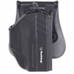 Bulldog Cases Thumb Release Polymer Holster, Fits Sig Sauer P320, Includes Magazine Holder, Right Hand, Polymer, Black TR-S320
