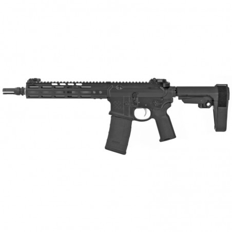 Noveske Gen 4, Semi-automatic Pistol, 300 Blackout, 10.5" Barrel, Dead Air Flash Hider, Black Finish, SB Tactical SBA3 Pistol S