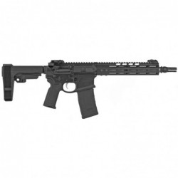 View 2 - Noveske Gen 4, Semi-automatic Pistol, 300 Blackout, 10.5" Barrel, Dead Air Flash Hider, Black Finish, SB Tactical SBA3 Pistol S