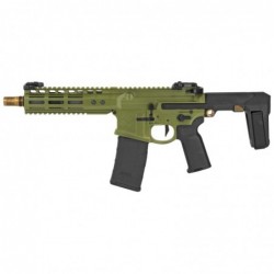 Noveske Gen 4 N4-PDW, Semi-automatic Pistol, 300 Blackout, 8" Barrel, Aluminum Frame, Bazooka Green Cerakote, Q Pistol Brace, Q
