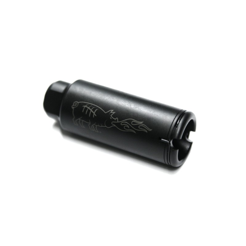 Noveske KX5 Flash Suppressor, 556NATO, 1/2X28, Fits AR Rifles, Black Finish 5000519