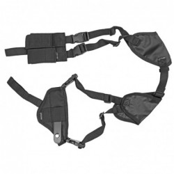 View 1 - Bulldog Cases Deluxe Pro Shoulder Holster, Fits Compact Auto Handgun With 3.75" Barrel, Ambidextrous, Black WSHD 3