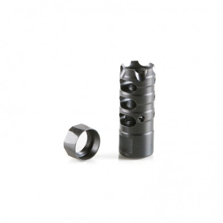 Patriot Ordnance Factory Patriot Ordnance Factory, 223 Triple Port Muzzle Brake, 1/2 x 28 RH, Black Finish 308