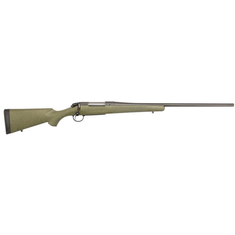 Bergara Hunter, Bolt Action, 300 Win, 24" Barrel, Green With Black/Tan Dots Finish, Polymer Stock, 3Rd, Fits Remington 700 Scop