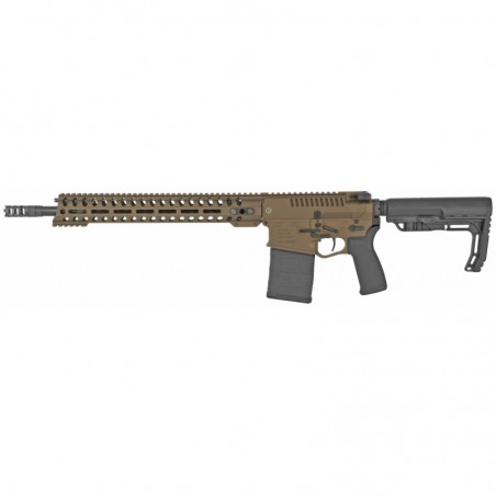 Patriot Ordnance Factory Revolution DI, Semi-automatic Rifle, 308 Win, 16.5" Barrel, 1:10 Twist, Cerakote Burnt Bronze Finish,