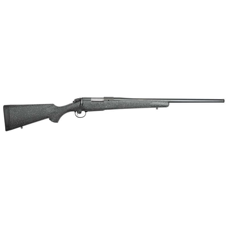 Bergara Ridge, Bolt Action, 300 Win, 24" Threaded Barrel, Black With Gray Dots Finish, Polymer Stock, 3Rd, Fits Remington 700 S