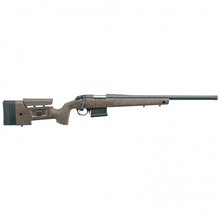 Bergara HMR , Bolt Action, 308 Win, 20" Threaded Barrel, Tan With Black Dots Finish, Adjustable Stock, 5Rd AICS Style Magazine,