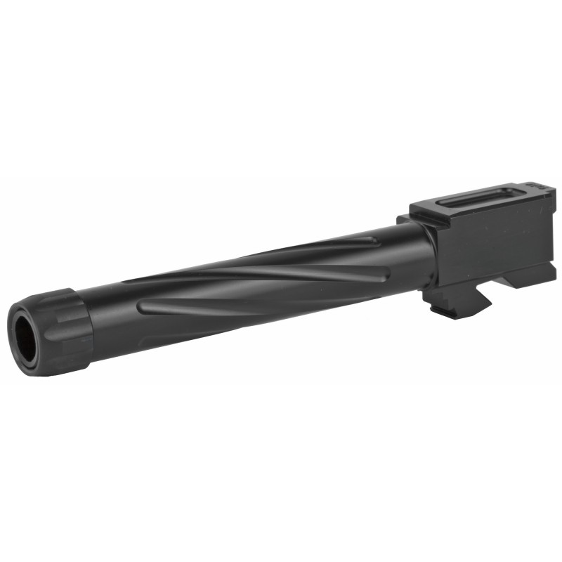 Rival Arms Match Grade Drop-In Threaded Barrel For Gen 3/4 Glock 17, 9MM, 1:10" twist, Black Physical Vapor Deposition (PVD) Fi