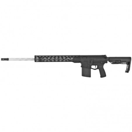 Radical Firearms Billet RF-10, Semi-automatic, 6.5 Creedmoor, 24" 416R Stainless Steel Barrel, 1:8 Twist, Black Finish, Mission