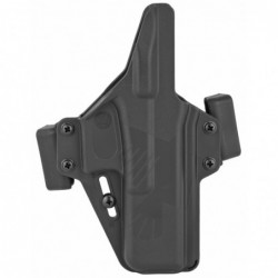View 1 - Raven Concealment Systems Perun OWB Holster, 1.5", Fits Glock 17, Ambidextrous, Black, Nylon/Polymer PXG17