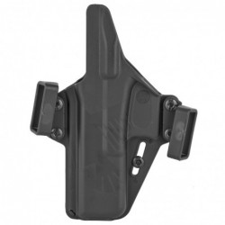 View 2 - Raven Concealment Systems Perun OWB Holster, 1.5", Fits Glock 17, Ambidextrous, Black, Nylon/Polymer PXG17
