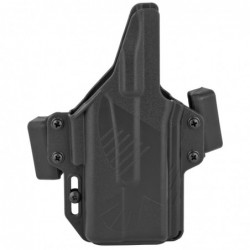 Raven Concealment Systems Perun LC OWB Holster, 1.5", Fits Glock 19 with XC1-A/B, Ambidextrous, Black, Nylon/Polymer PXG19XC1