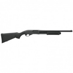 View 1 - Remington 870 Express, Pump Action, 12 Gauge, 3" Chamber, 18" Cylinder Barrel, Blue Finish, Synthetic Stock, Bead Sight, 5Rd 25