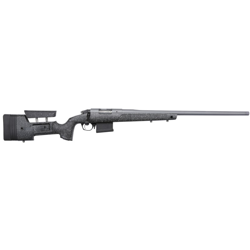 Bergara HMR PRO HB, Bolt Action, 6.5 Creedmoor, 24" Threaded Heavy Barrel, Gray Finish, HMR Molded Stock with Mini-Chassis, 5Rd