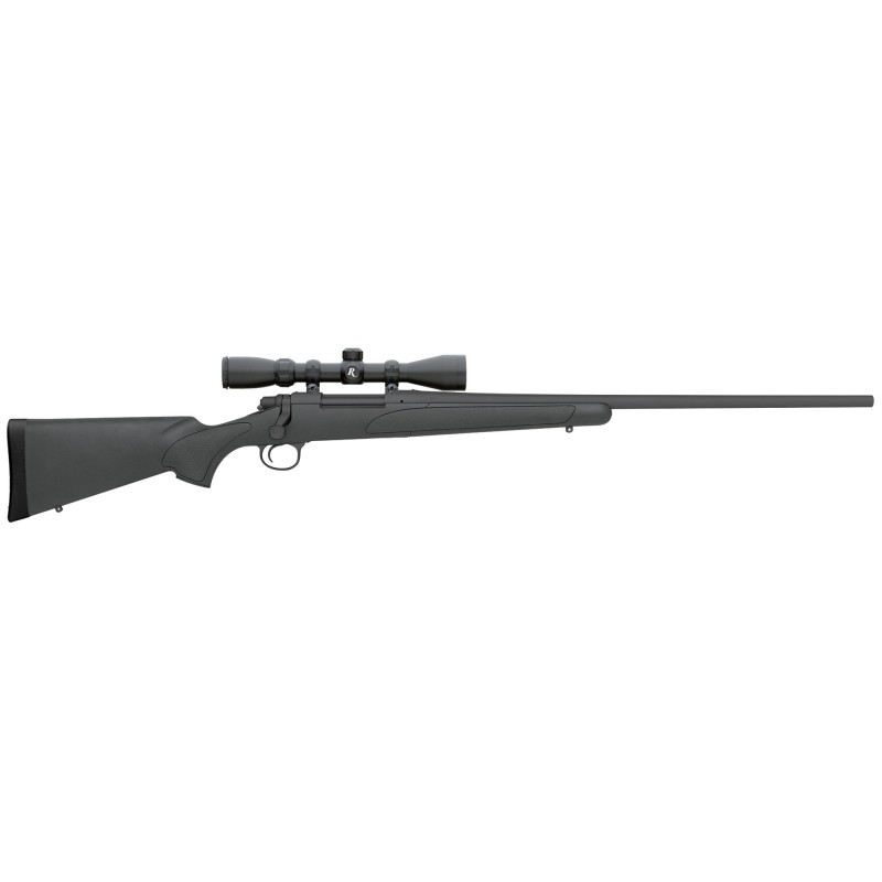 Remington ADL, Bolt, 243 Win, 24", Matte Blued, Black Synthetic, Right Hand, 3-9x40MM Scope, 4Rd 27093