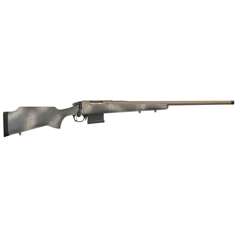 Bergara Approach, Bolt Action, 6.5 Creedmoor, 24" Threaded Barrel, Bergara Camo Finish, Fiberglass Stock, 5Rd AICS Style Magazi
