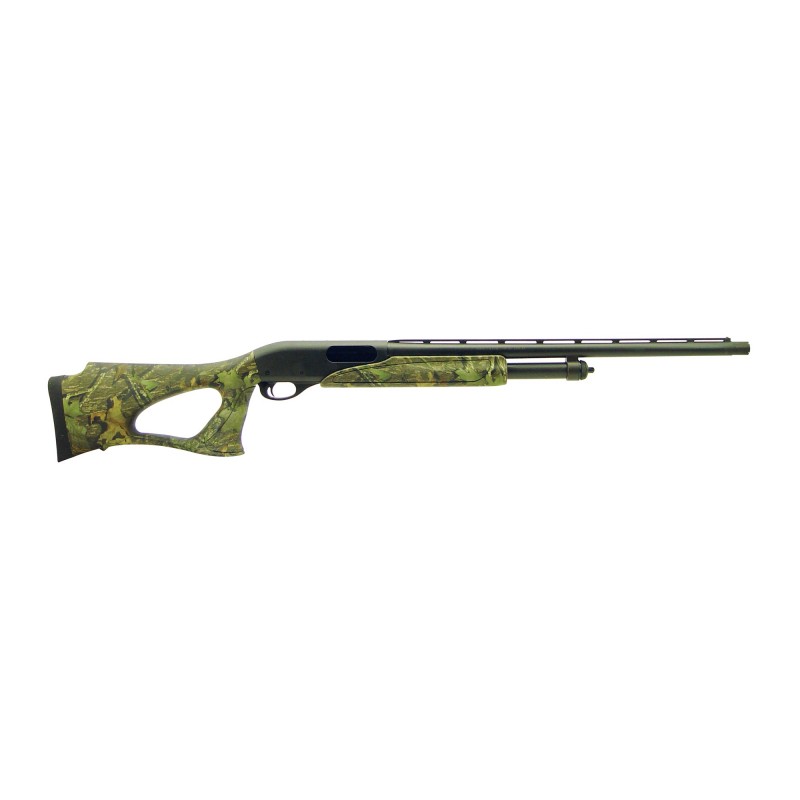 Remington 870 Express, Pump Action, 12 Gauge, 3" Chamber, 21" Vent Rib Barrel, Mossy Oak Obsession Finish, Thumbhole Stock 8111