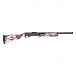 Remington 870 Express, Compact, Pump Action, 20 Gauge, 3" Chamber, 21" Barrel, Rem Choke, Blue Finish, Pink Synthetic Stock, Be
