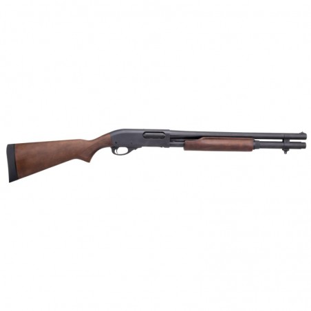 Remington 870 Express, Hardwood Home Defense, Pump Action, 12 Gauge, 3" Chamber, 18.5" Barrel, Cyl-Bore, Black Finish, Hardwood