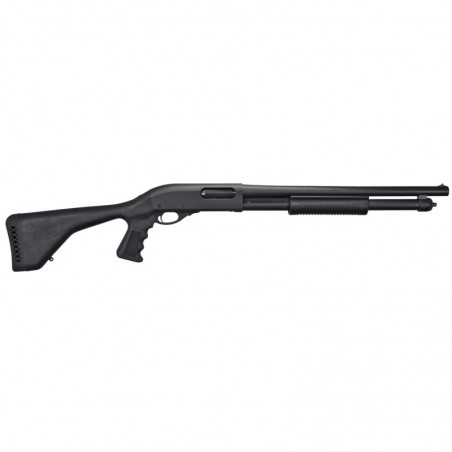 Remington 870 Tactical Defense, Pump Action, 12 Gauge, 3" Chamber, 18.5" Cylinder Barrel, Matte Black Finish, Pistol Grip, Righ