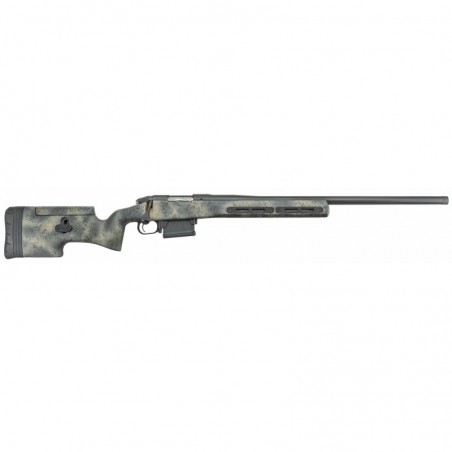 Bergara Ridgeback, Bolt Action, 6.5 Creedmoor, 24" Threaded Barrel, Black Finish, Camo Fiberglass Stock, 5Rd, AICS Style Detach