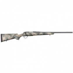 Bergara Highlander, Bolt Action, 308 Winchester, 20" Threaded Barrel, Gray Finish, Camo Fiberglass Stock, 4Rd, TriggerTech Trig