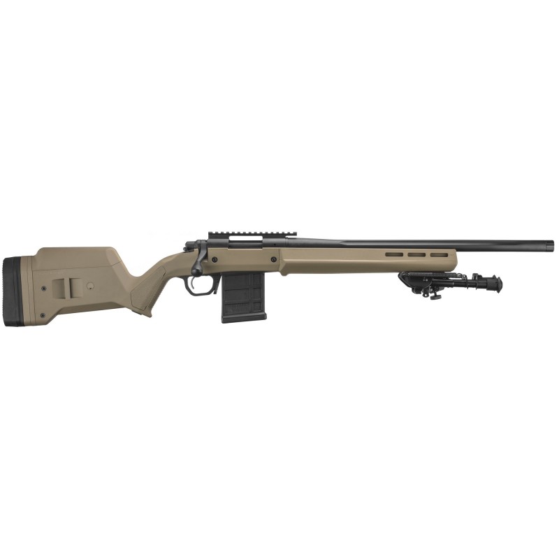 Remington 700 Magpul Hunter Enhanced Bolt Action Rifle, 6MM Creedmoor, 20" Fluted and Threaded Barrel, Tactical Bolt Knob, X-Ma