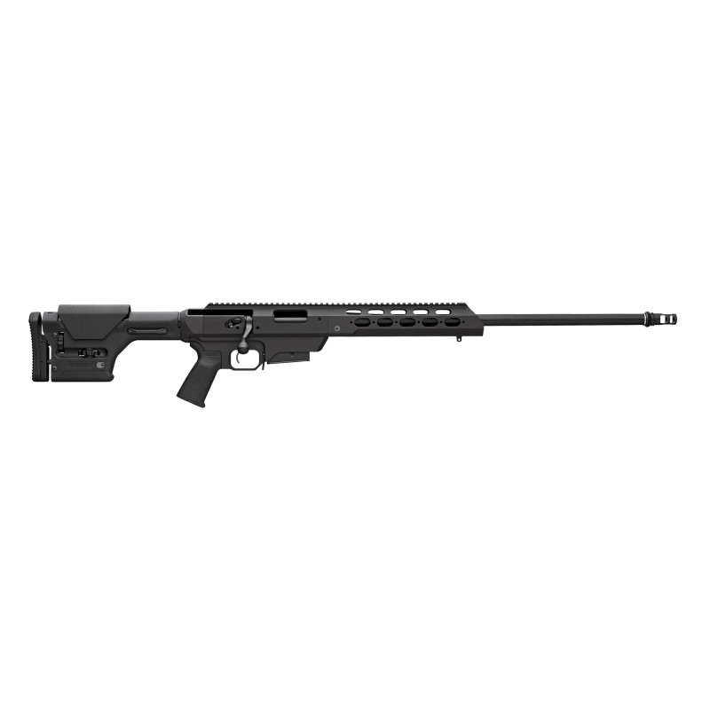 Remington 700, Bolt Action, 308 Win, 24" Barrel, AAC 51T Muzzle Brake, Black Finish, PRS Stock, MDT TAC21 Tactical Chassis 8447