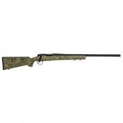 Remington 700 5-R Gen 2, Bolt Action Rifle, 300 Win, 24" Black Cerakote Fluted And Threaded Barrel, Sand Color With Black Webbi