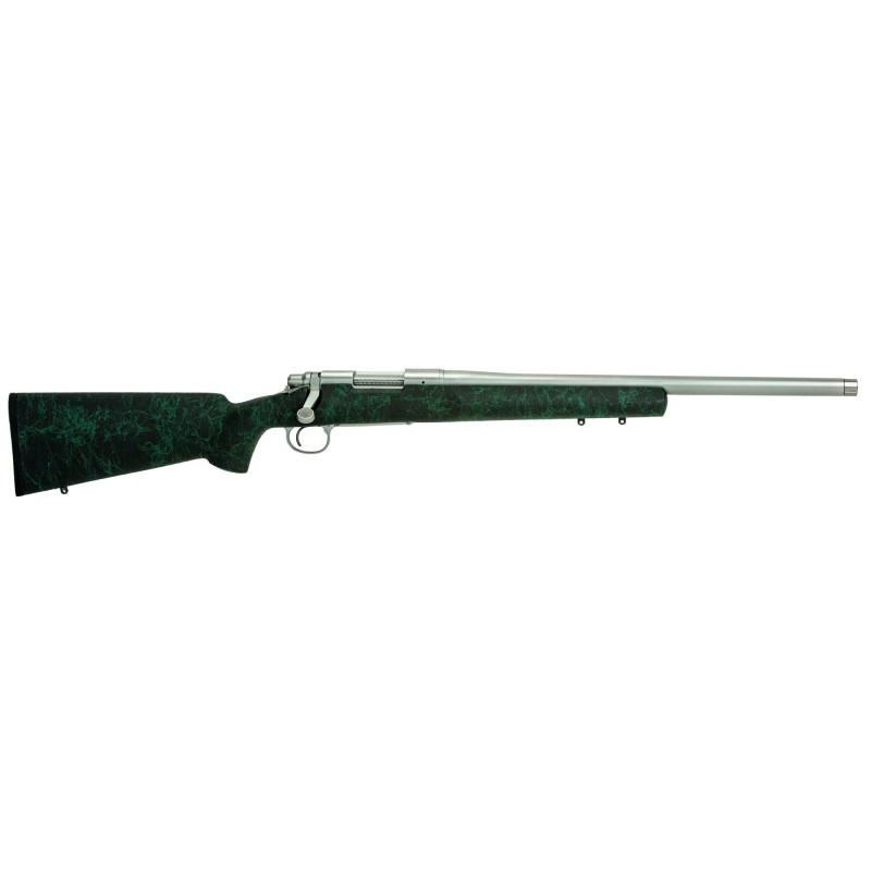 Remington 700 5-R, Bolt Action Rifle, 223 Rem, 20" Stainless Threaded Barrel, Black With Green Webbing HS Precision Stock, X-Ma