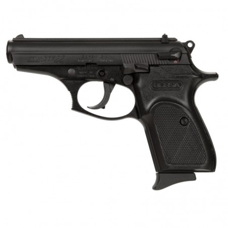 Bersa Thunder, DA/SA, Compact, 22LR, 3.5" Barrel, Alloy Frame, Matte Black Finish, Polymer Grips, Fixed Sights, 1 Magazine, 10