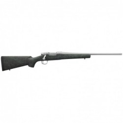 Remington 7 SS HS Precision Bolt Action Rifle, 243 Winchester, 20" Stainless Barrel, 1:9.125, Black w/Green Webbing HS Precisio