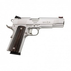 Remington R1 Enhanced, 1911, 45ACP, 5" Barrel, Steel Frame, Stainless Finish, Laminate Grips, Adjustable Fiber Optic Sights, 8R