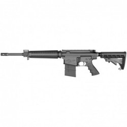 Rock River Arms Mid A4, Semi-automatic, 308NATO, 16" Barrel, 1:10 Twist, Mid-length, Black Finish, Hogue Grip, 6-Position Stock